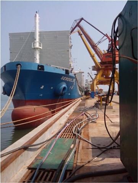 青島黃島現(xiàn)代造船廠綜合管網(wǎng)超分子膜化