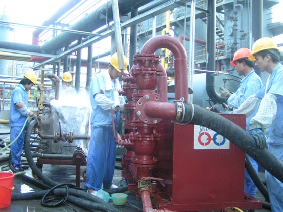 中性清洗工程現場