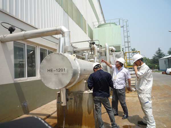 荷蘭安邁鋁業（青島）回轉窯爐清洗