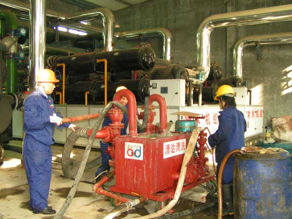 瑞普生化冷水機組化學清洗