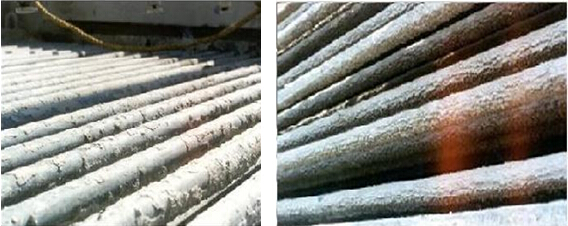 鍍鋅管結垢后的圖片