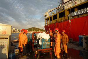 現代找船廠鍋爐燃油系統中性超分子膜化處理工程