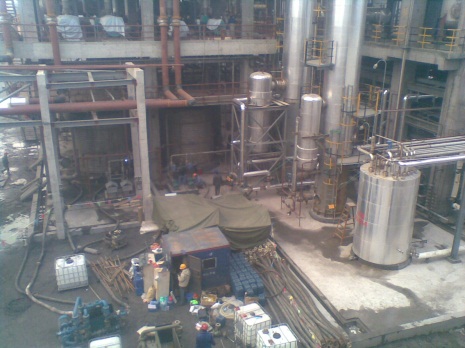 博會己內酰胺裝置投用前清洗膜化 博會己內酰胺裝置投用前清洗膜化