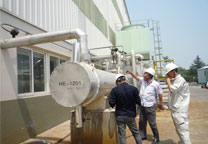 荷蘭安邁鋁業（青島）回轉窯爐清洗